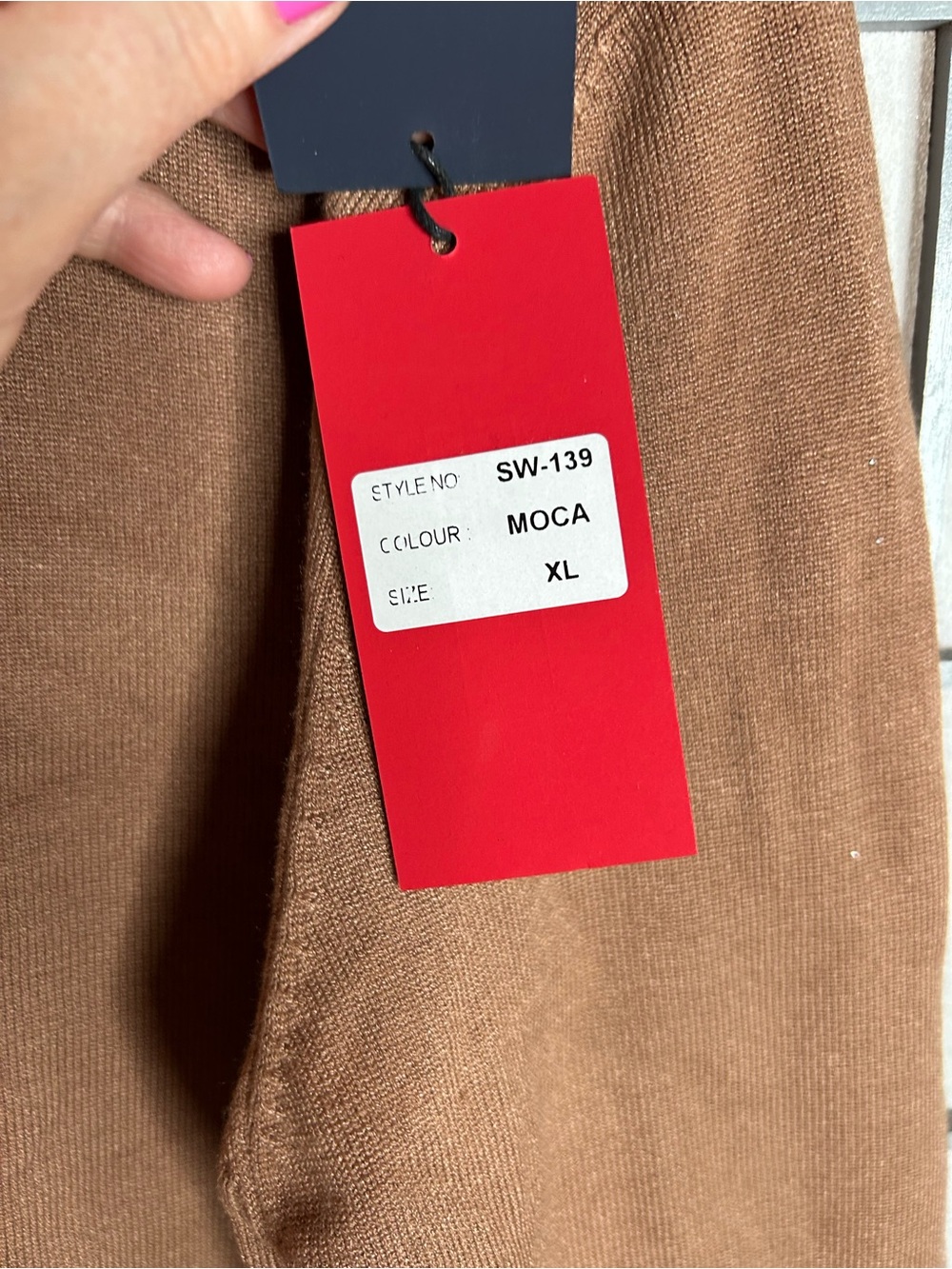 NWT De-Niko Men's Brown Turtleneck Sweater - Picture 3 of 5